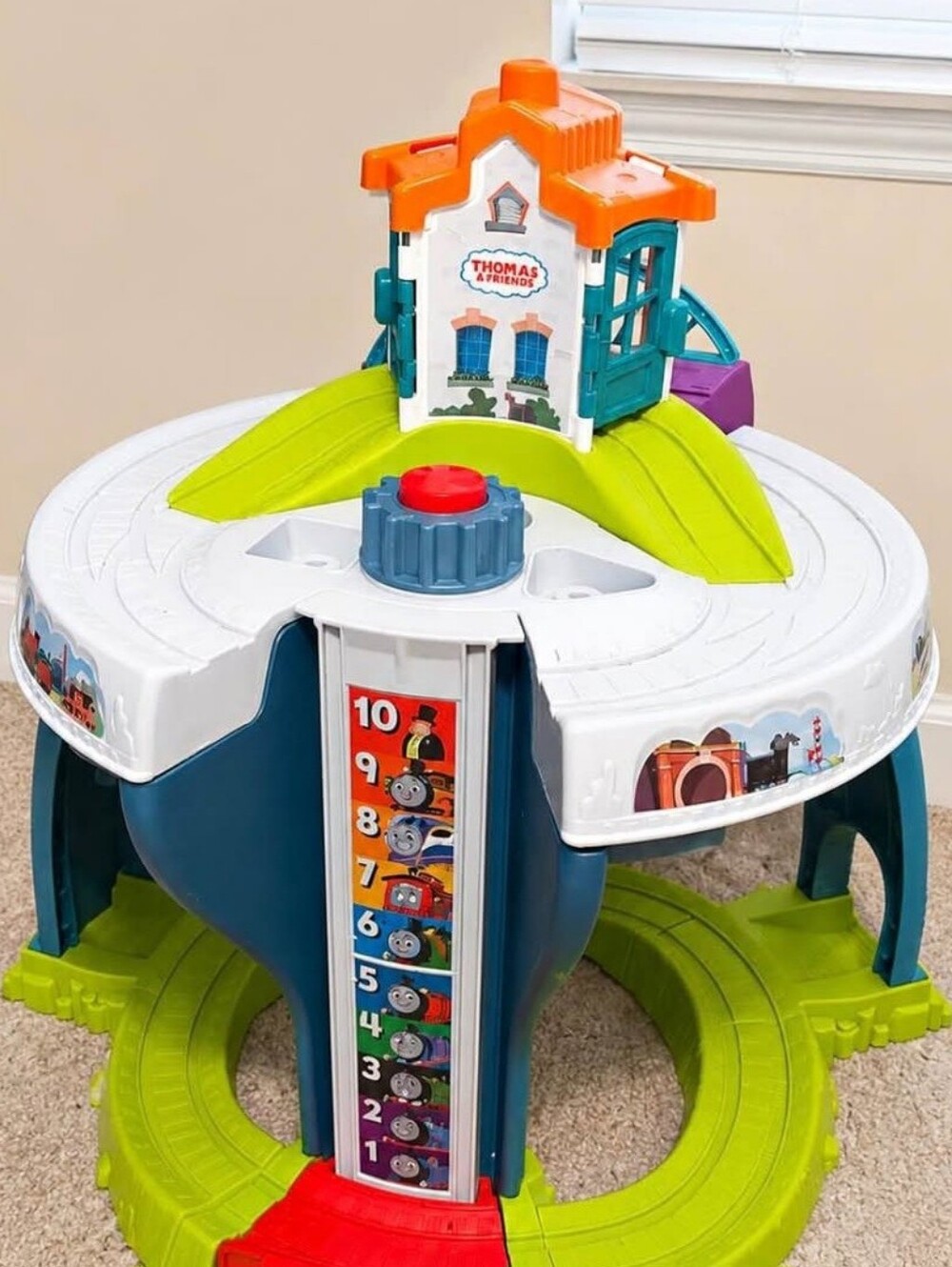 Fisher-Price Thomas & Friends Train Activity Table - Blue, Green & White